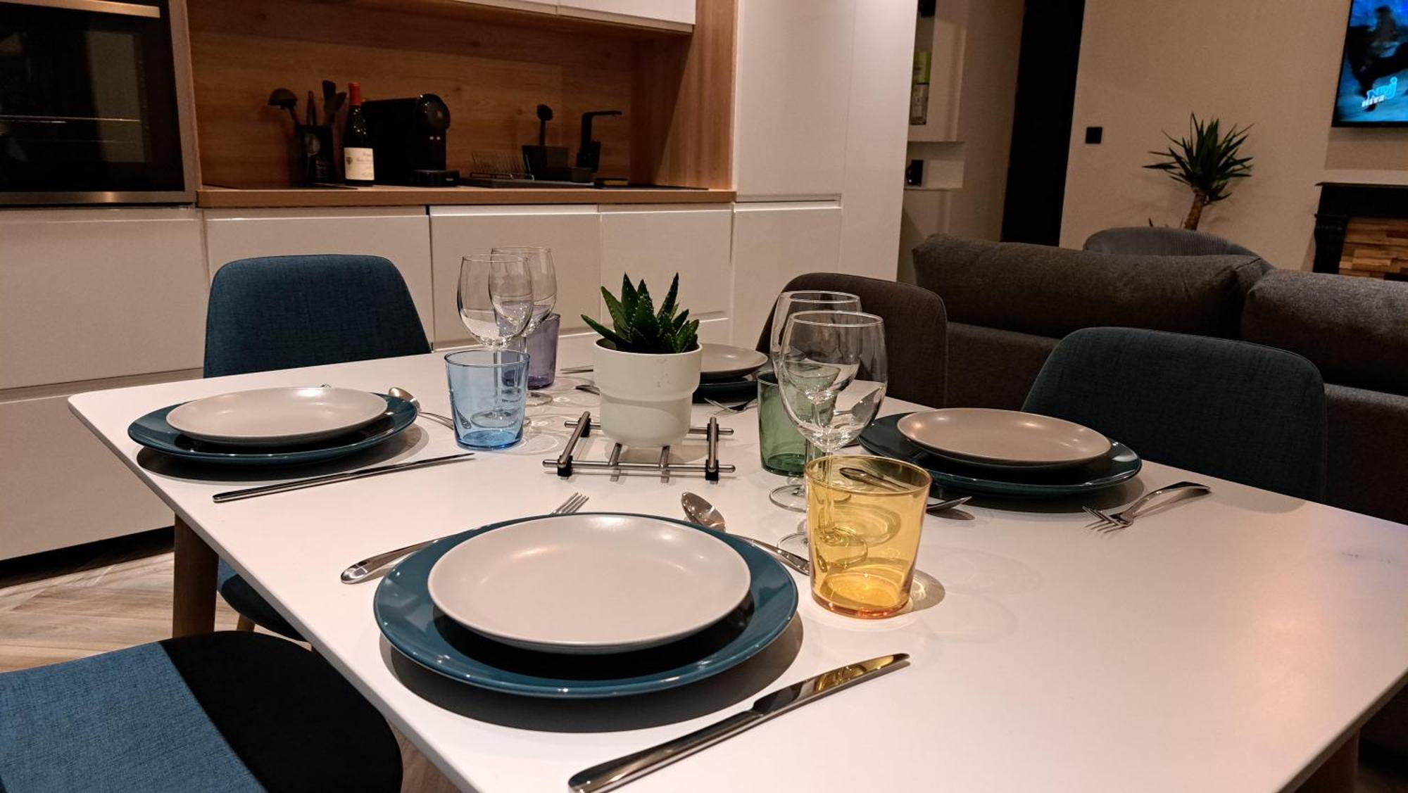 Ferienwohnung L'Indigo, 4-6 Pers, 2Ch-2Sdb, Proche Cite De La Gastronomie Dijon Exterior foto